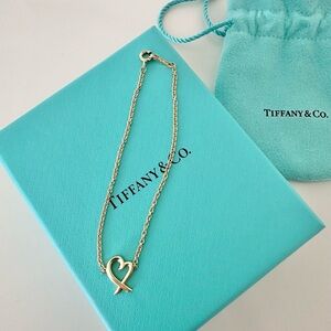 Tiffany & Co. Gold Heart bracelet 🩵